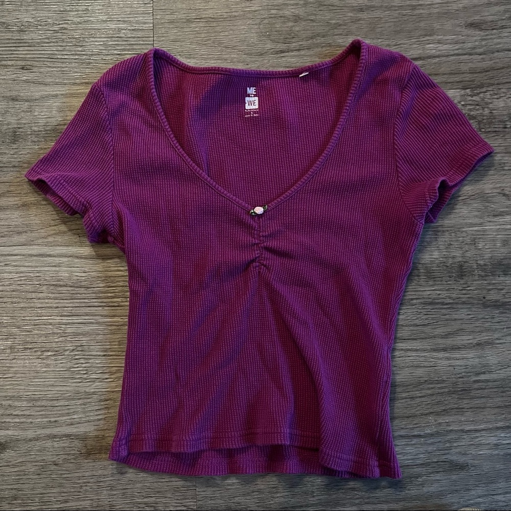 🧞‍♀️Magenta Crop Top